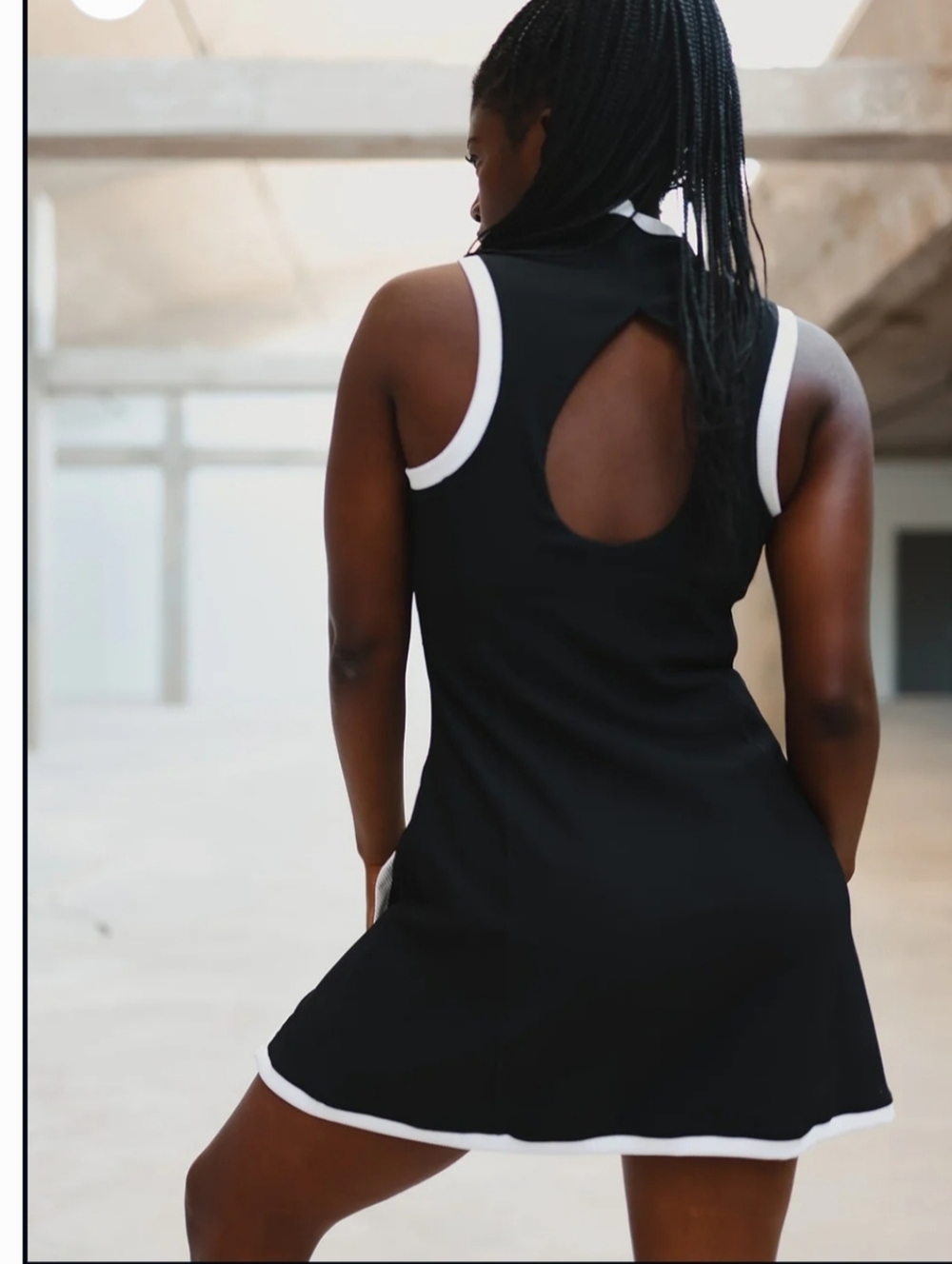 Erin Oprea Basics Zip Front Rib Dress - Picture 4 of 10
